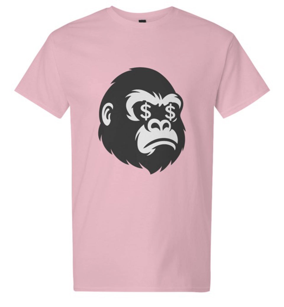 Pink Gorilla Face Tee (Pre-Order)